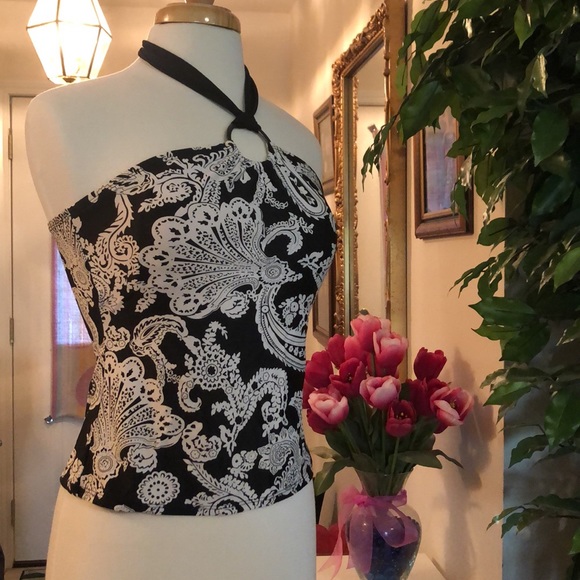 American Living Paisley Design ~Halter Top Only - Picture 5 of 9